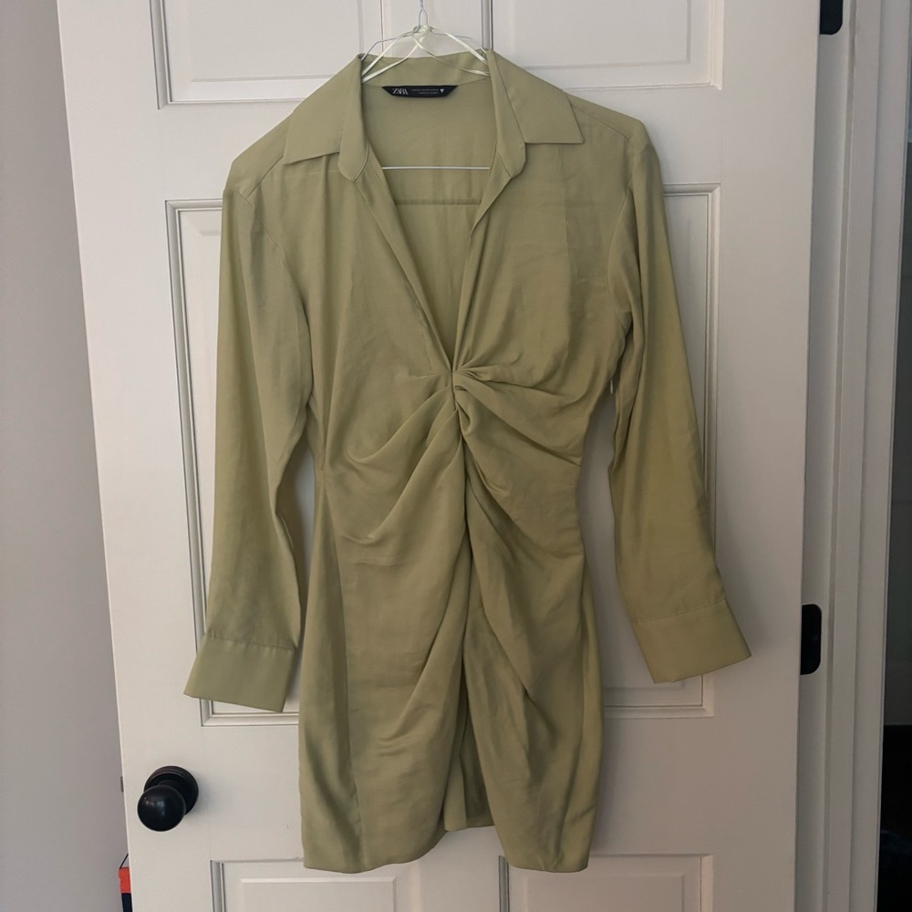 Zara Light Green Dress